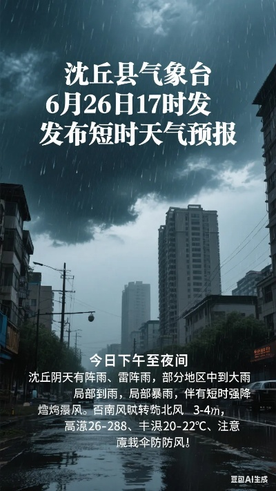 沈丘天气（沈丘天气预报未来七天）